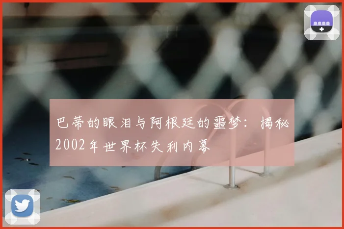 巴蒂的眼泪与阿根廷的噩梦：揭秘2002年世界杯失利内幕