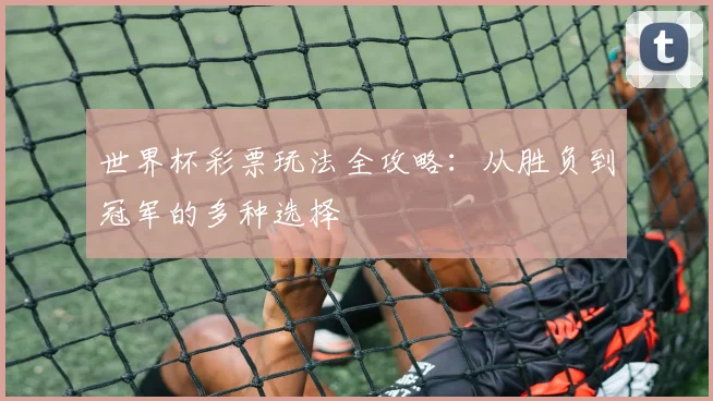 世界杯彩票玩法全攻略：从胜负到冠军的多种选择